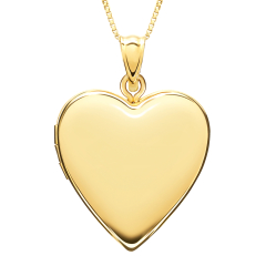 14k Gold Filled Heart Photo Locket