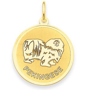Perkingese Disc Charm or Pendant
