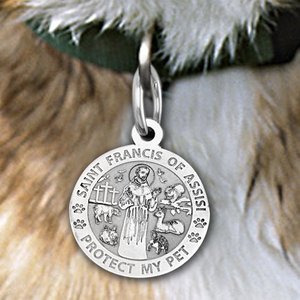 Saint Francis of Assisi    Protect My Pet  Pet Tag
