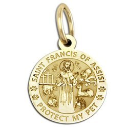 Saint Francis of Assisi    Protect My Pet  Pet Tag