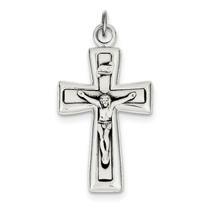 Sterling Silver INRI Crucifix Pendant