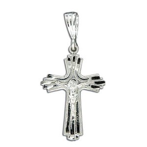 Sterling Silver Crucifix Cross Pendant