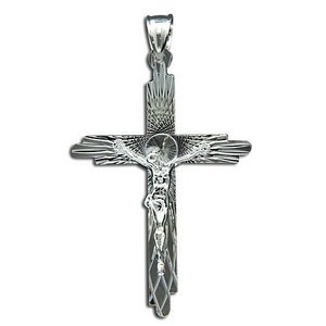 Sterling Silver Crucifix Cross Pendant