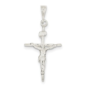 Sterling Silver INRI Crucifix Pendant