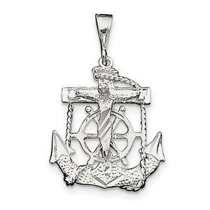 Sterling Silver Mariner Cross Pendant
