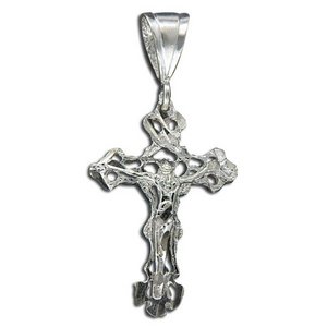 Sterling Silver Crucifix Cross Pendant