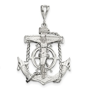 Sterling Silver Mariner Cross Pendant