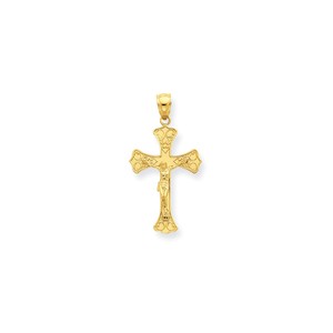 14K Crucifix Pendant