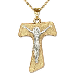 Franciscan Cross Crucifix Pendant