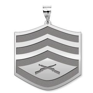 US Marine Corps Staff Sergeant Pendant