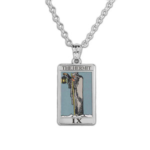 The Hermit Tarot Card Medal