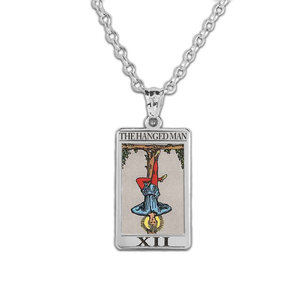 The Hanged Man Tarot Card Medal