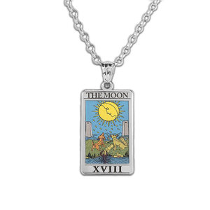 The Moon Tarot Card Medal