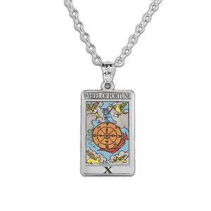 Wheel of Fortune Tarot Card Medal
