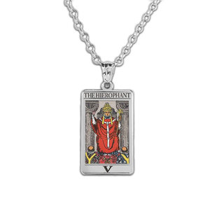 The Hierophant Tarot Card Medal