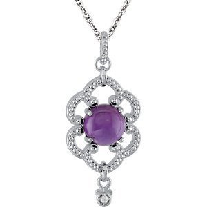 Amethyst Dangle Pendant