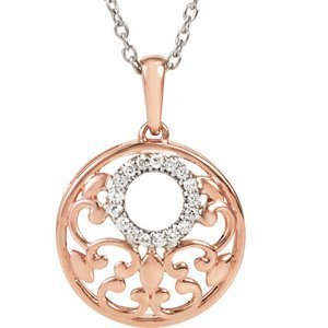 Diamond Round Pendant