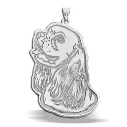 Cocker Spaniel Dog Portrait Charm or Pendant