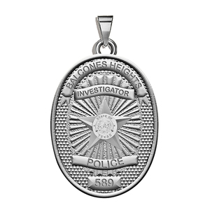 Personalized Texas Balcones Heights Police Badge with Your Rank  Number   Department
