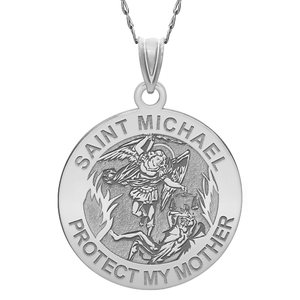 Saint Michael   Protect My Mother   Religious Medal   EXCLUSIVE 