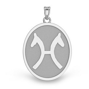 German Hanovarian Horse Breed Oval Medal