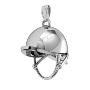 Equestrian Riding Helmet Horse Jewelry Charm