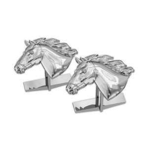 Outlined Horse Cuff Links