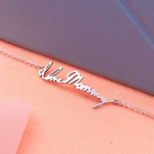 Personalized Sterling Silver Handwriting Bracelet