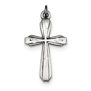 Sterling Silver Antiqued Cross Pendant