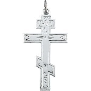 Sterling Silver ST  ANDREWS CROSS