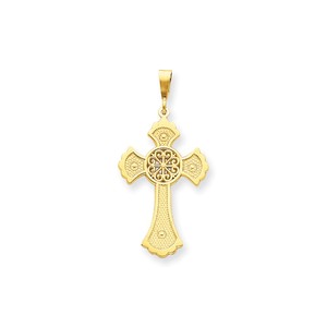 14k Celtic Cross Pendant