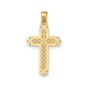 14k Cross Pendant
