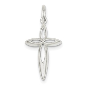 Sterling Silver Passion Cross Charm