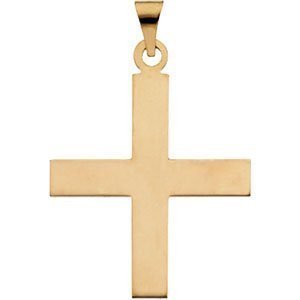 14K Yellow Gold GREEK CROSS PENDANT