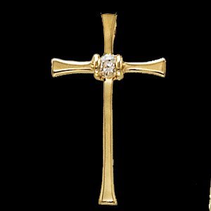 CROSS PENDANT W RUBY  s R80069R