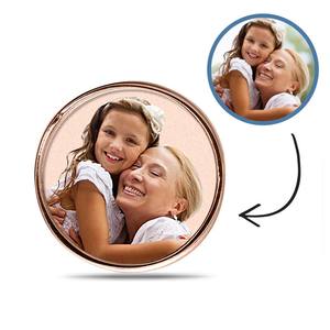 Additional Photo Engraved Round Charm