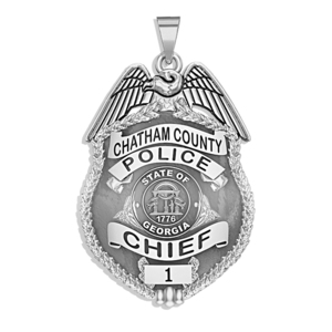 Personalized Georgia Police Badge with Your Name  Rank  Number   Department