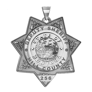 Personalized Montana Sheriff s Police Badge with Your Rank and Number