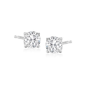 Pair of 5mm Cubic Zirconia Stud Earrings