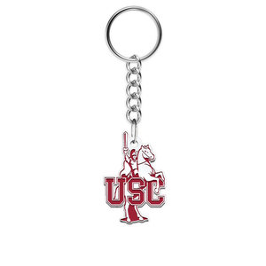 USC Color Enamel TRVLR Key Chain