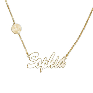 Saint Veronica Custom Name Necklace