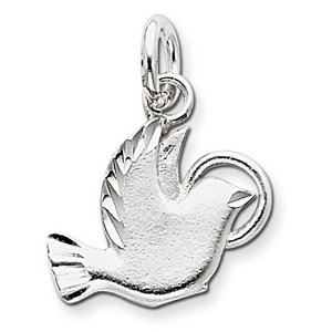 Sterling Silver Holy Spirit Charm