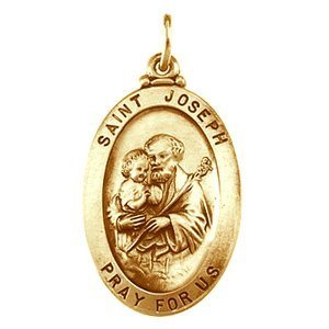 Saint Joseph Oval Religious Medal