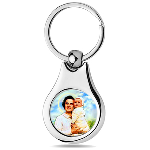 Stainless Steel Color Saint Gianna Beretta Molla Keychain