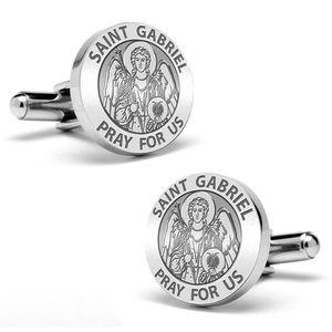 Saint Gabriel Stainless Steel Cufflinks