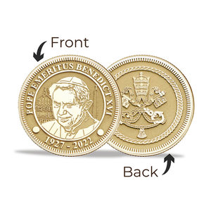 Pope Emeritus Benedict XVI Memorial Commemorative Pocket Coin   Keepsake