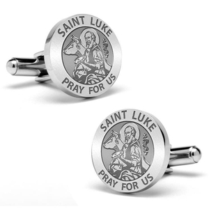 Saint Luke Stainless Steel Cufflinks