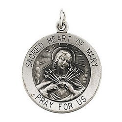 Sacred Heart of Mary Religious Medal