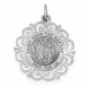 Round Filigree Saint John The Baptist  EXCLUSIVE 
