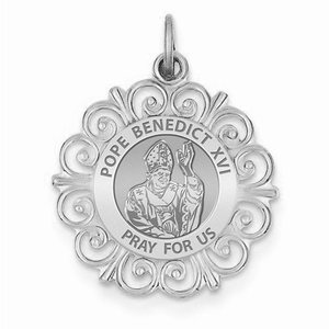 Round Filigree Pope Benedict XVI  EXCLUSIVE 